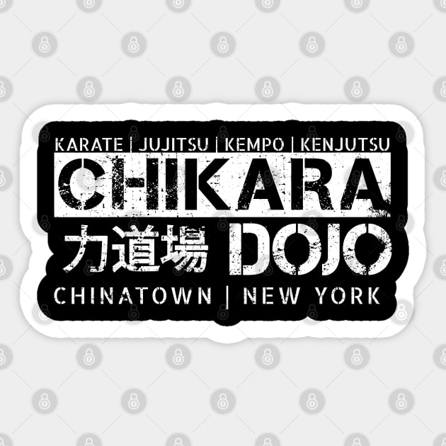 Chikara Dojo Sticker by Nazonian